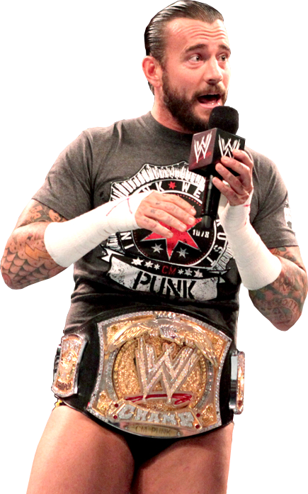 Cm Punk In Punk We (435x696), Png Download
