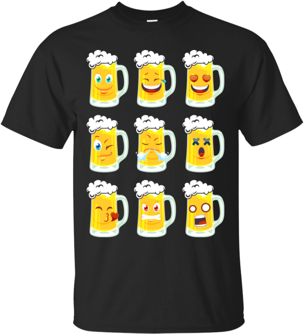 Oktoberfest Shirt Men Beer Emoji German Drinking Team - Kings Are Born In September 20 (1155x1155), Png Download