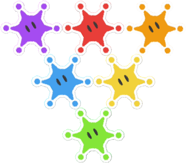 The Final Chapter - Paper Mario Color Splash Big Paint Star (615x541), Png Download