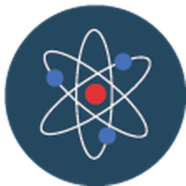 Png Library Library Clipart Atom - Science Icon Png Circle (452x399), Png Download