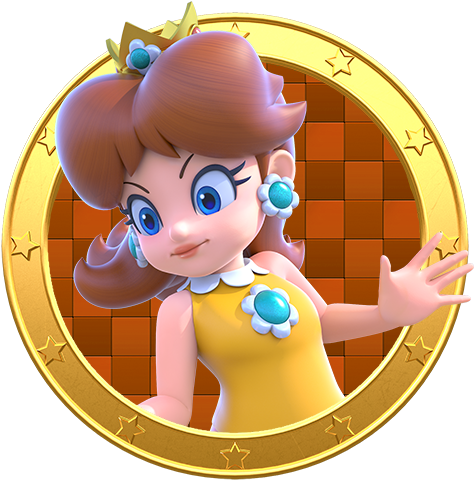 Clipart Royalty Free Download Daisy Legacy - Daisy Mario Party (500x500), Png Download