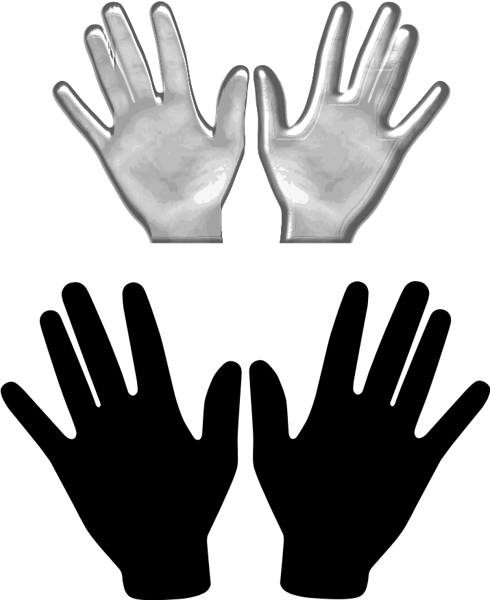 How To Set Use Hands Svg Vector (714x900), Png Download