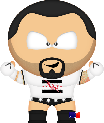 Cm Punk By Spwcol South Park, Cm Punk, Professional - Punk Best In The World (438x518), Png Download