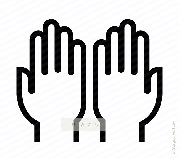 Vector Icon Of Two Human Hands - Animal Abuse Poster Design (620x553), Png Download