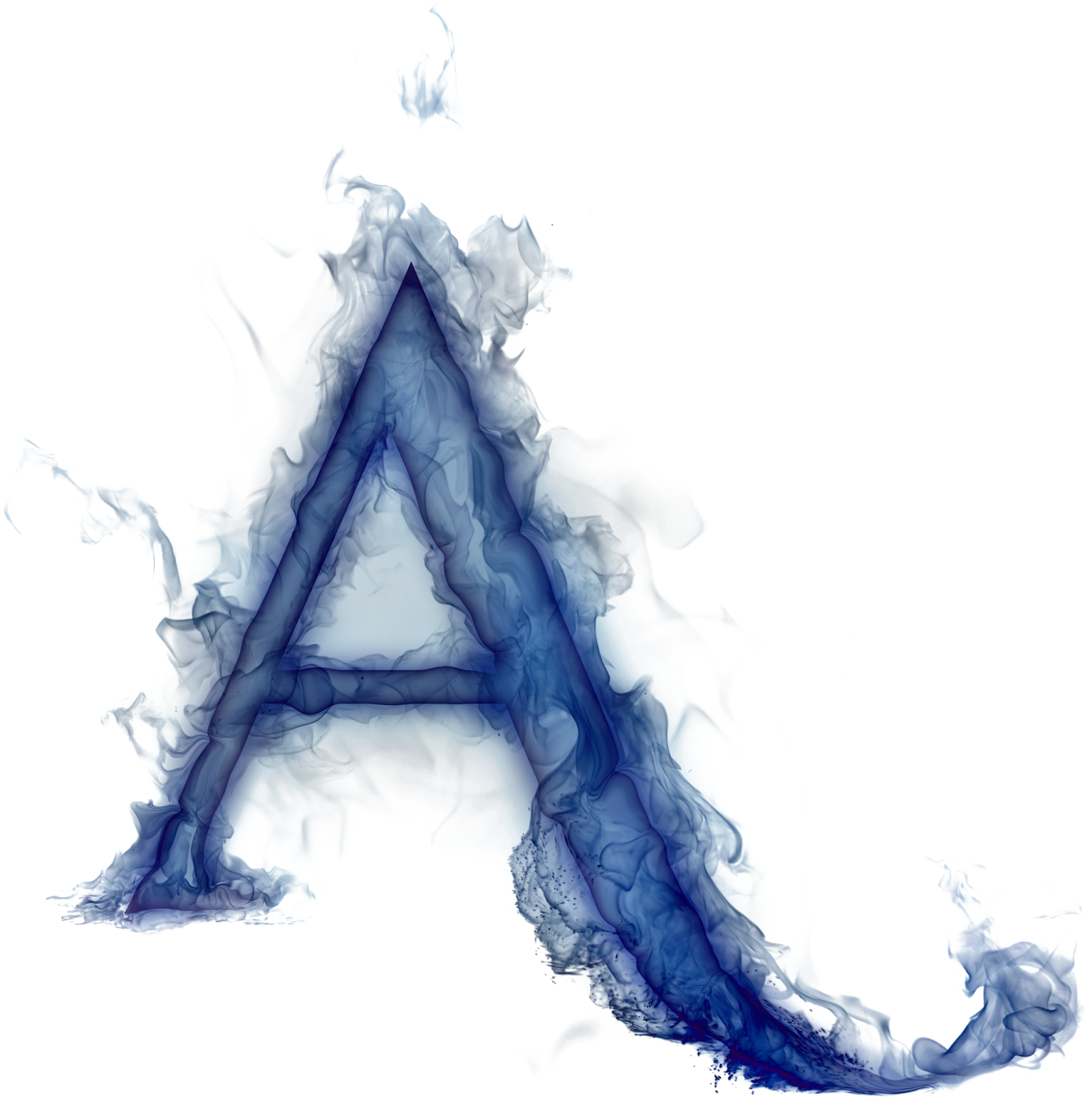 Visit - Smoke Letter A Png (1577x1600), Png Download