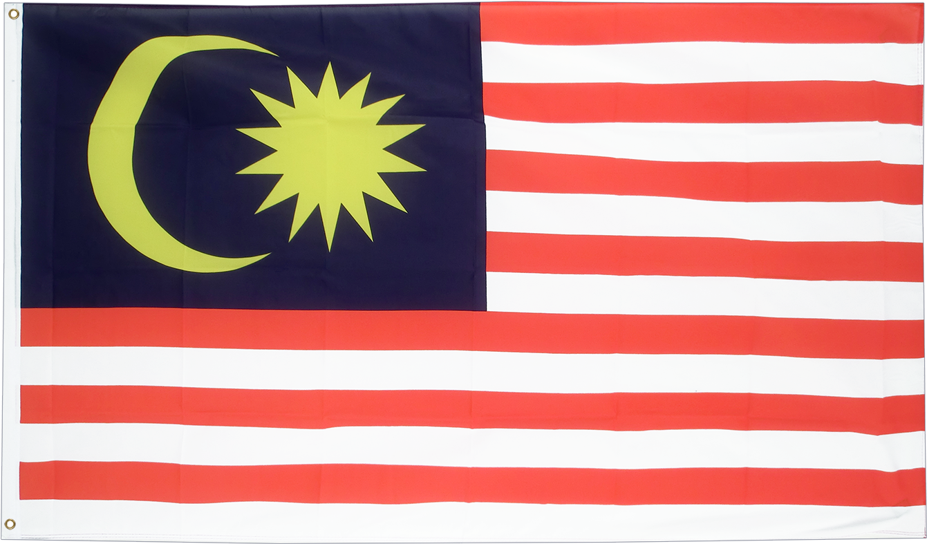 Sold Without Decoration - Malaysian Flag (1500x1000), Png Download