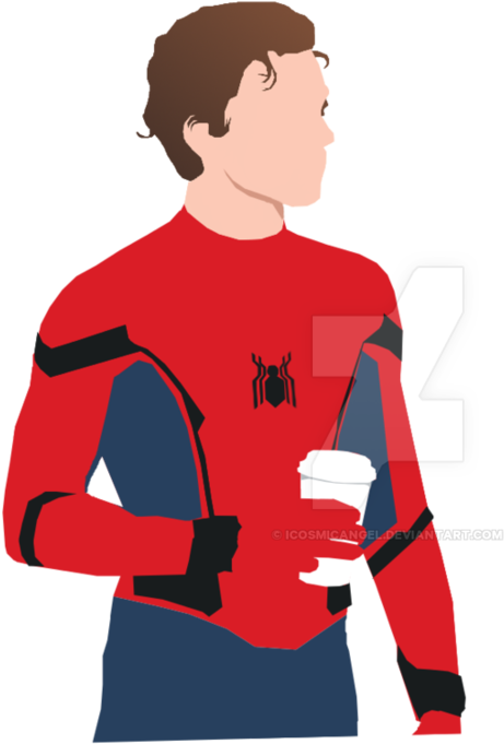 Clip Black And White Tom Holland Popart By Icosmicangel - Tom Holland Spiderman Pop Art (801x998), Png Download