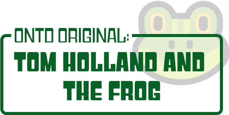 Tom Holland And The Frog - Oh No They Didn't (792x411), Png Download