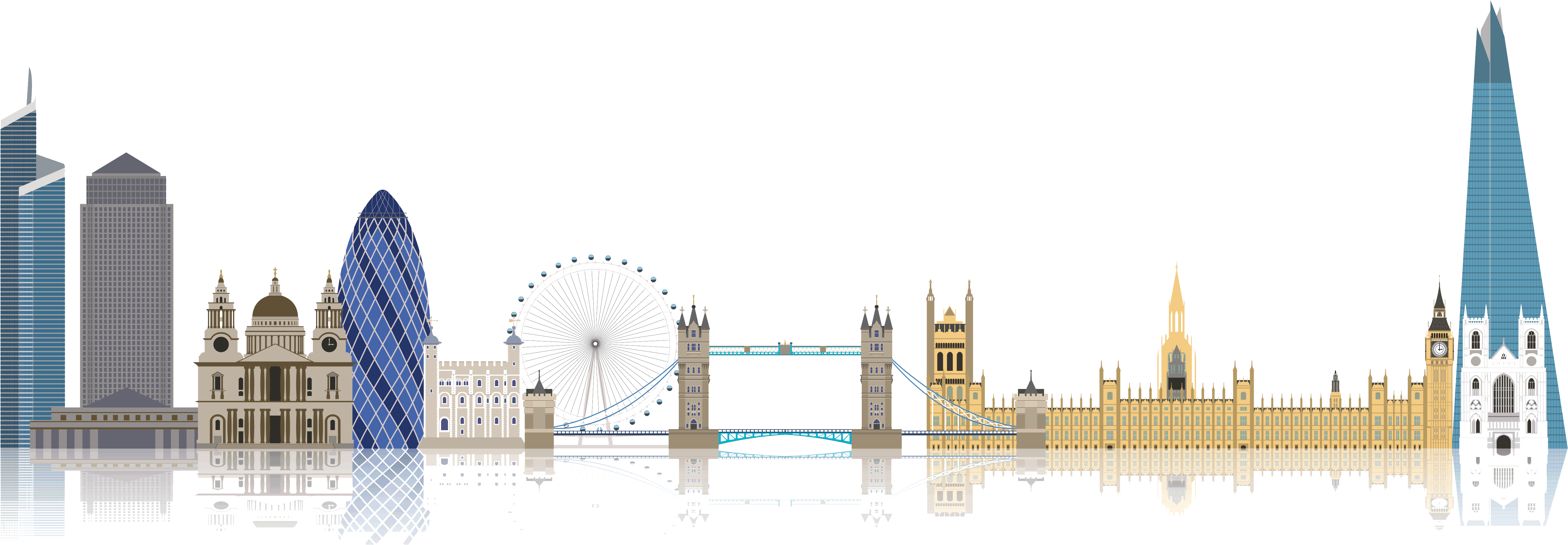 Free London Png Transparent Image - Лондон Пнг (1024x387), Png Download