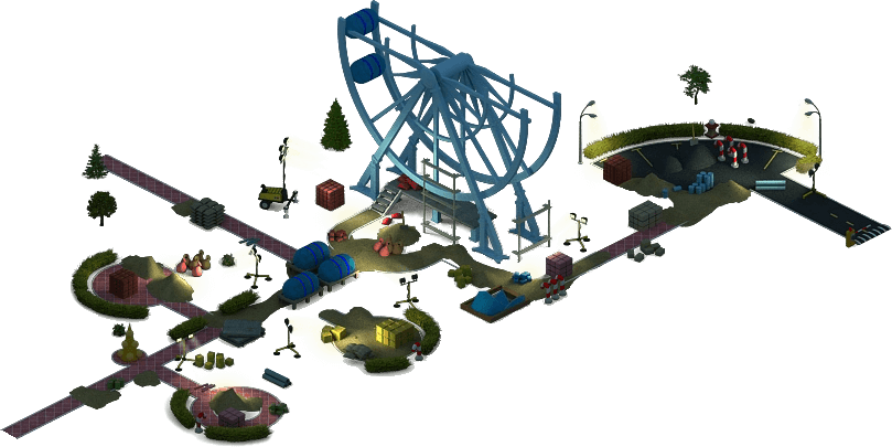 'sky Dream' Ferris Wheel Construction - Thumbnail (809x405), Png Download