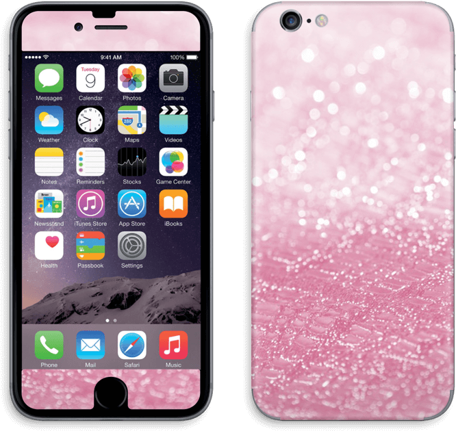 Pink Texture - Otterbox Case For Iphone 6s Plus - Glacier (795x800), Png Download