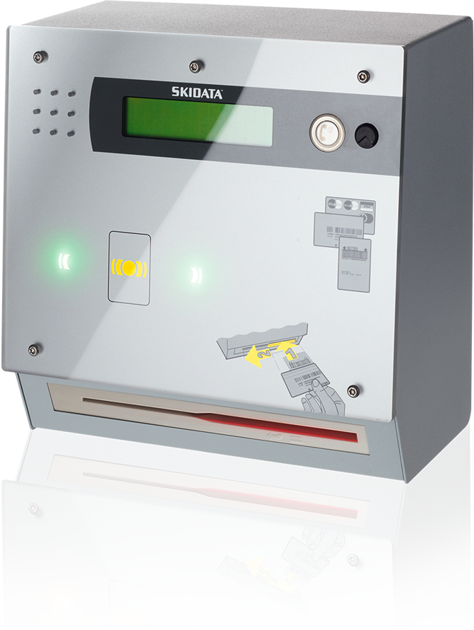 Control De Acceso Doorreader - Skidata Card Reader (671x891), Png Download