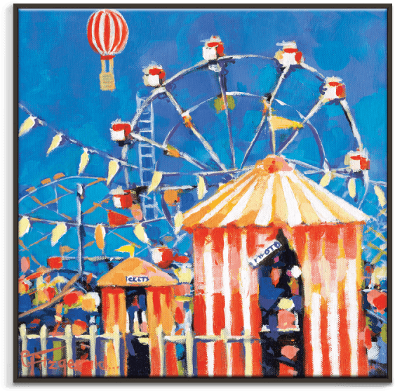 Catherine Fitzgerald Admit One - Admit One Wall Art Framing / Size: Canvas - 76 X 76cm (600x600), Png Download