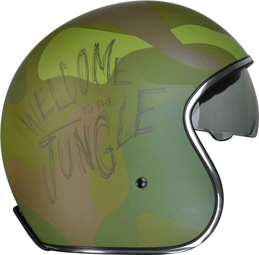 Army Green Motorbike Helmet - Motorcycle Helmet (1024x1024), Png Download