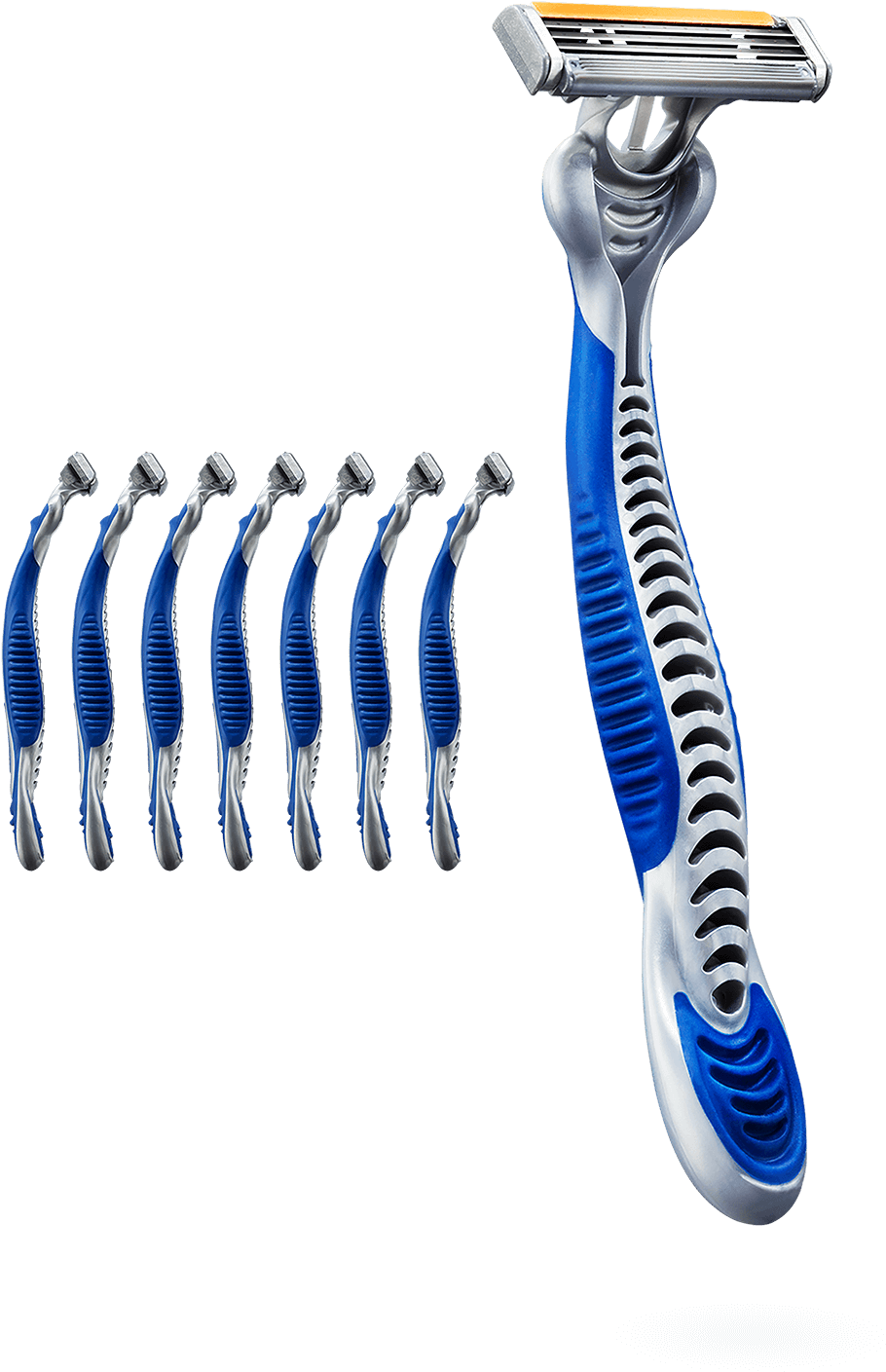 Gillette Razor Png Pic - Gillette Sensor3 Men's Disposable Razor (994x1424), Png Download