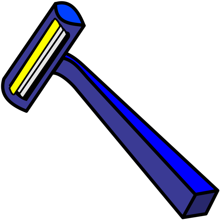 Comb Safety Shaving Art Electric Transprent Png - Shaving Clipart Png (800x800), Png Download
