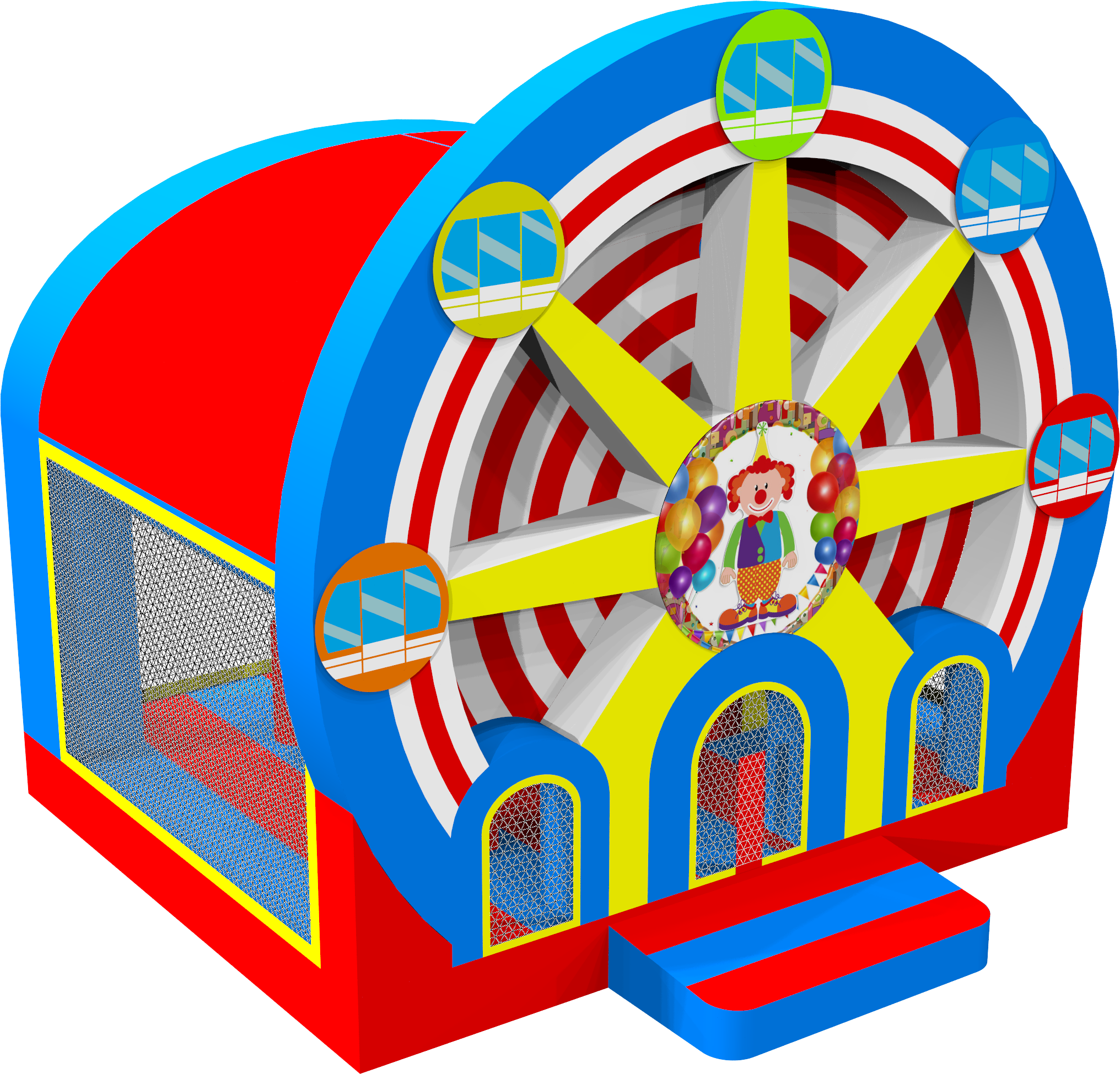 Mega Bounce & Slide (4632x2160), Png Download