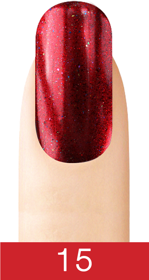 Chrome Nail Art Effect 15 Dark Red - Red (1024x1024), Png Download
