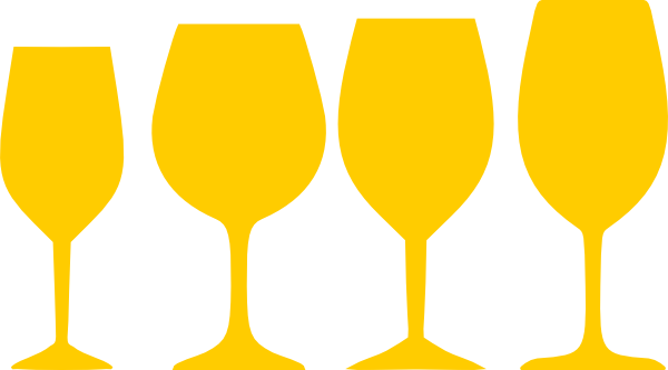 Wine Glass Red Wine Clip Art - Wine Vector Png Glasses (600x333), Png Download