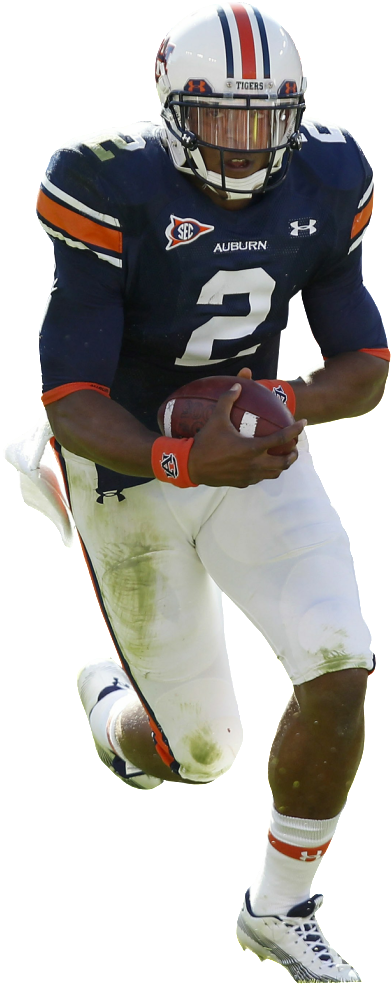 Cam Newton Png Hd Quality - Cam Newton Auburn Png (457x1023), Png Download