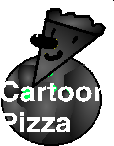 Cartoon Pizza Earth4 - Pizza Logo Clipart Transparent (363x464), Png Download
