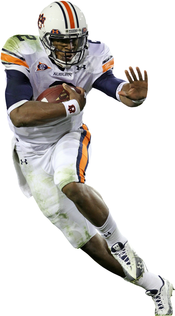 Cam Newton - Cam Newton Heisman Pose (595x1023), Png Download