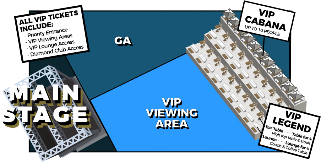 Private Cabana Can Accommodate Up To 10 Guests, In - Flyer (1024x553), Png Download