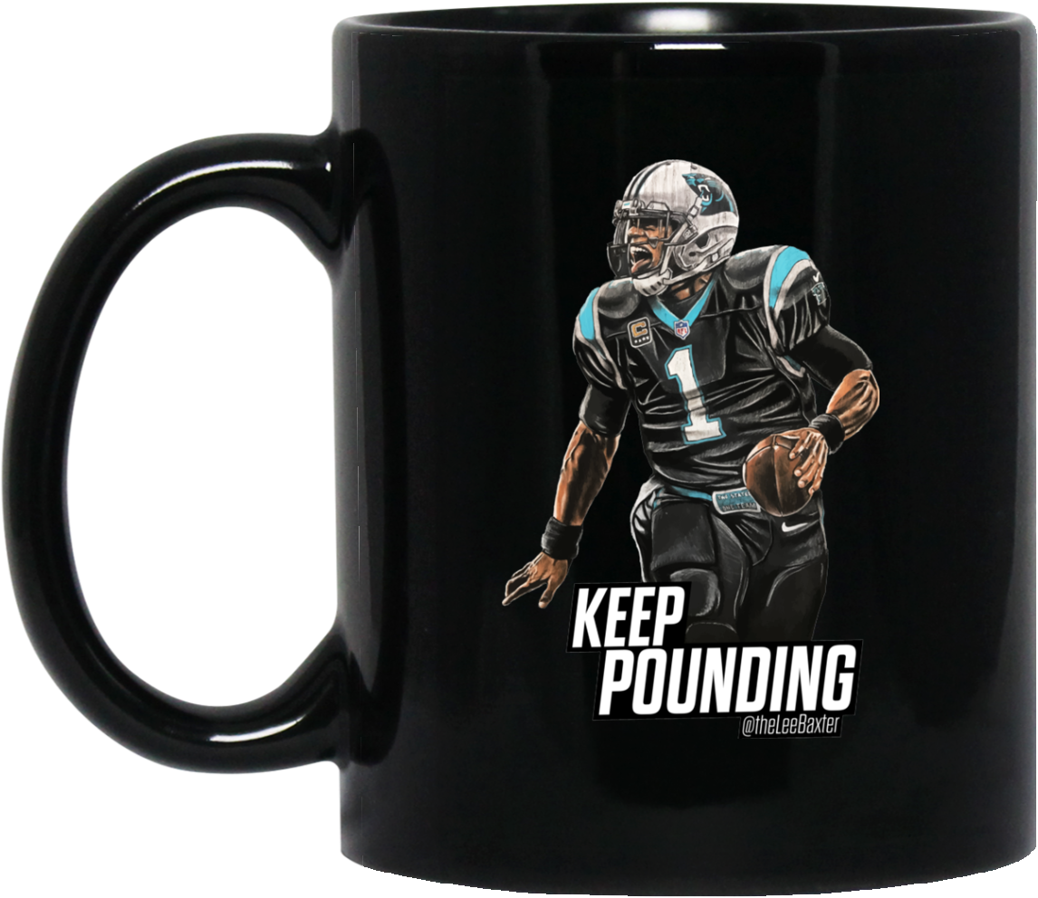 Cam Newton "keep Pounding" - Seagulls Stop It Now Mug (1155x1155), Png Download