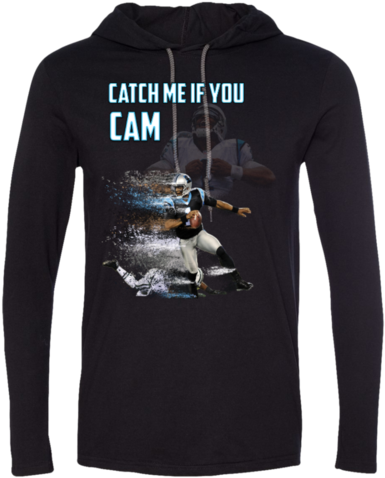 Cam Newton Panthers Custom Designed Fan Ls T-shirt - Poleras Con Capucha Delgadas (480x480), Png Download