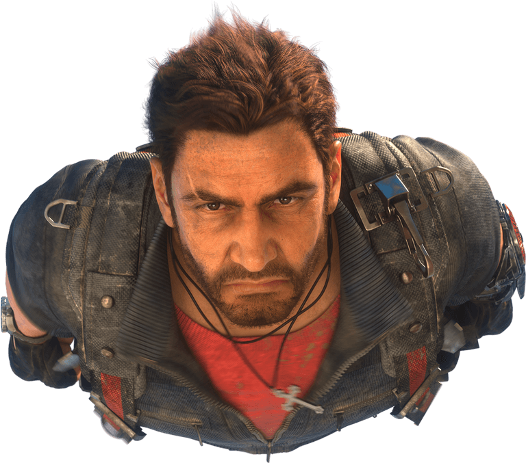 Ftestickers People Man Standing Topview - Just Cause 3 Png (768x677), Png Download