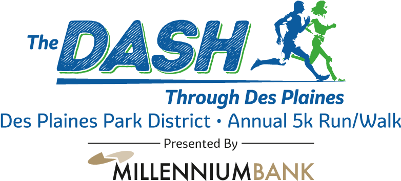 The Dash 5k - Des Plaines (782x362), Png Download