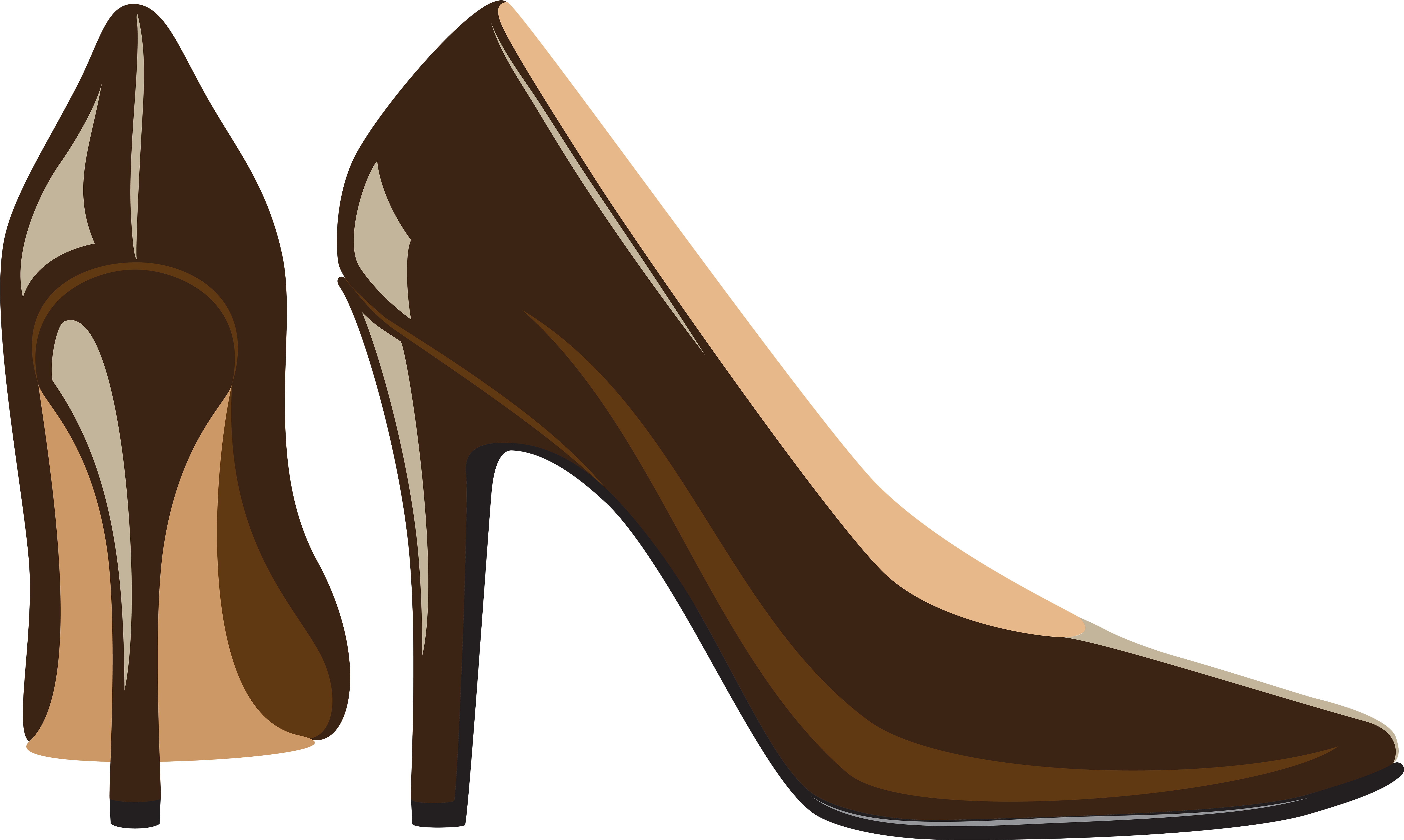 Gucci Red Wine Bright Skin High Heels, Product Kind, - Heels Clipart Png (7000x4187), Png Download