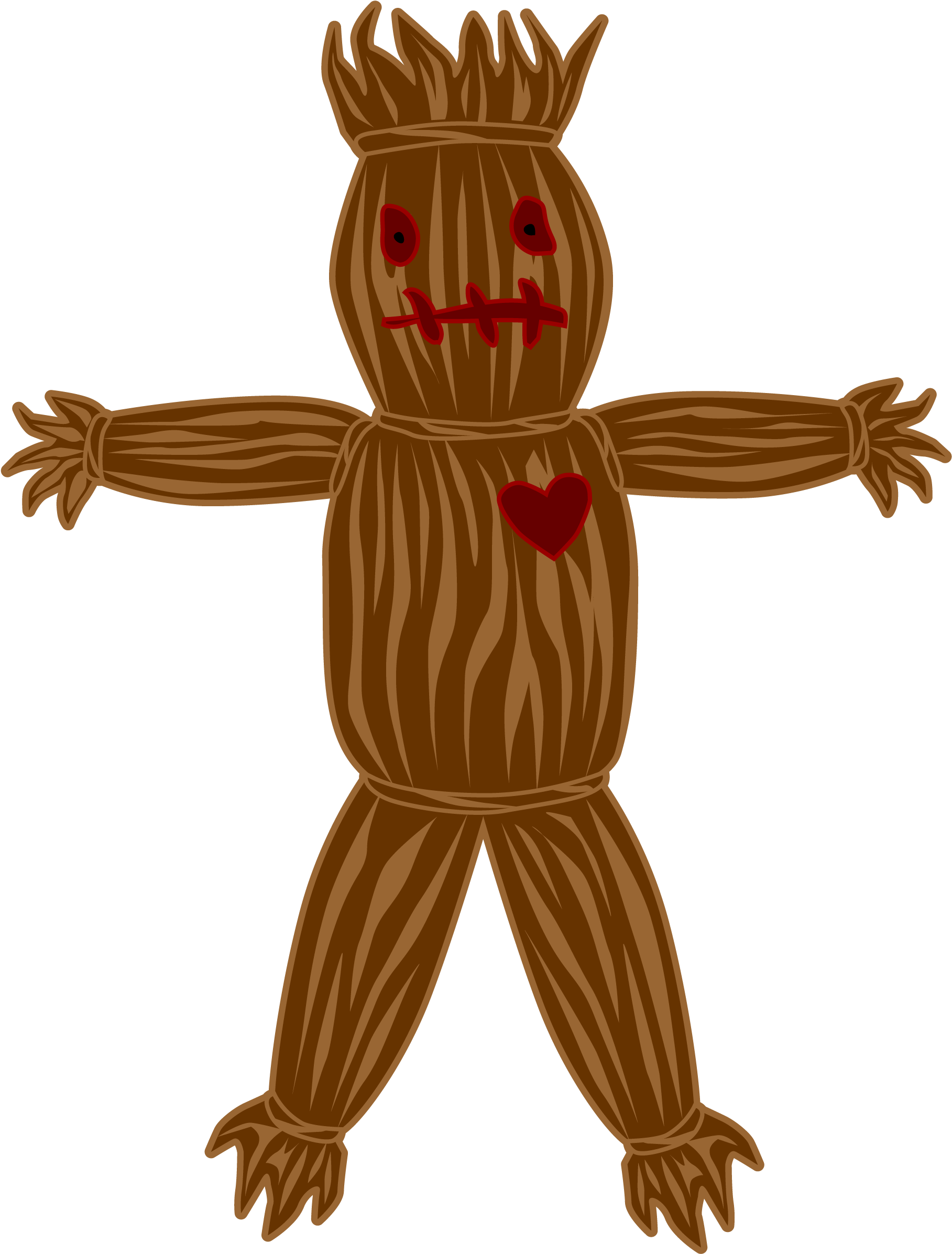 Voodoo Doll Clip Art - Character (2550x3300), Png Download