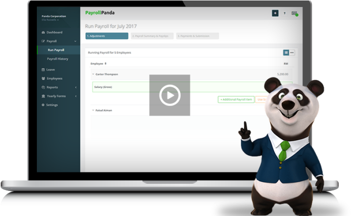 Payroll Panda (752x440), Png Download