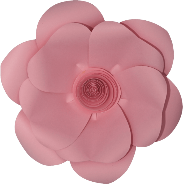 Annabelle - Pink Paper Flower Png (700x700), Png Download