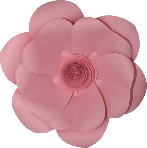 Annabelle Pink Paper Flower Png Free Transparent PNG Download PNGkey