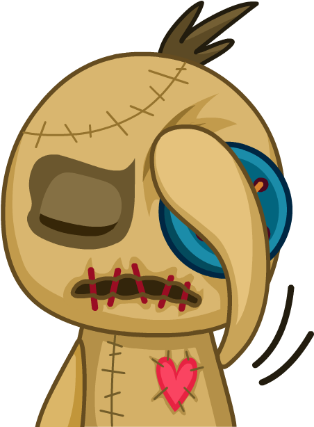 Voodoo Doll Chumbo Messages Sticker-8 - Voodoo Doll (618x618), Png Download