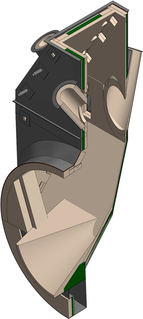 Smoke Chamber - Illustration (500x1195), Png Download