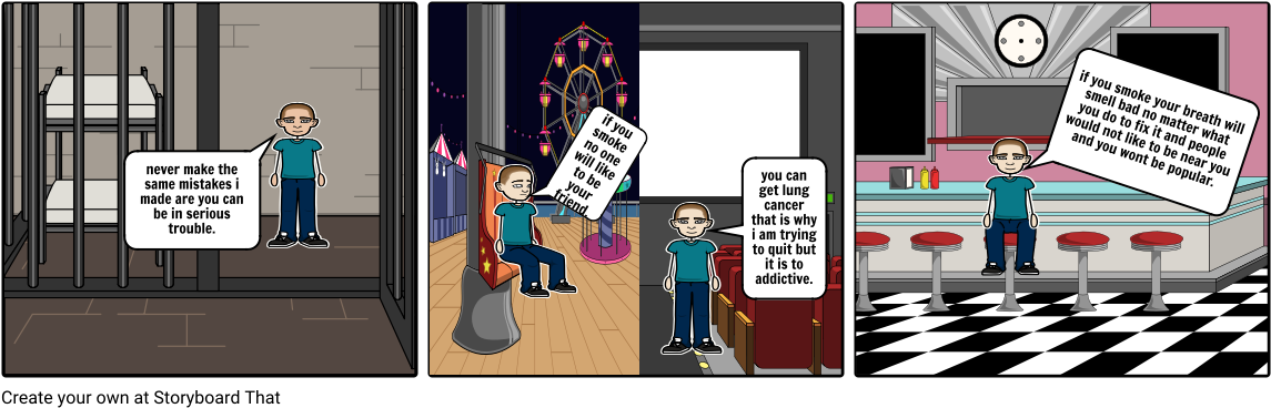 Don't Smoke - Cartoon (1164x385), Png Download