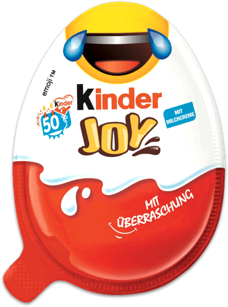 Ab Sofort Steckt In Jedem Kinder Joy Eine Tolle Emoji-überraschung - Ferrero Kinder Joy 20g (328x442), Png Download