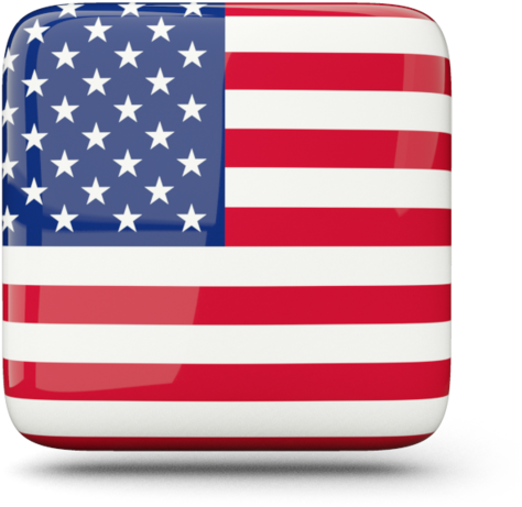 Download Flag Icon Of United States Of America At Png - American And Thai Flag (640x480), Png Download