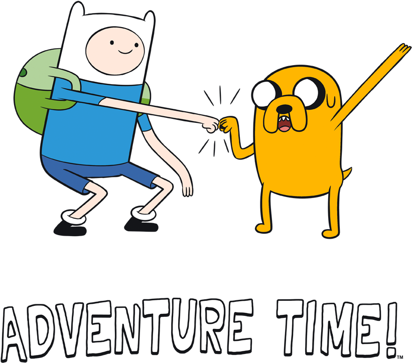 Adventure Time Fist Bump Men's Tall Fit T-shirt - Finn Cartoon Network (850x791), Png Download