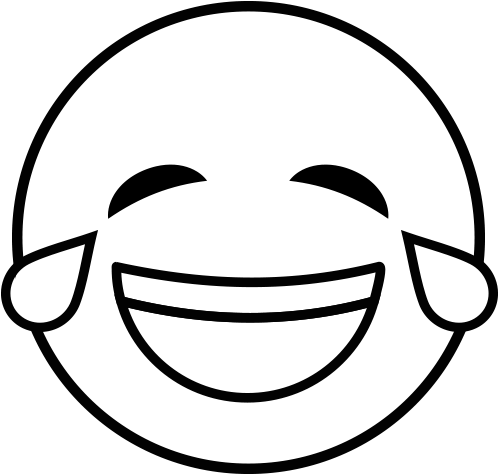 Tears Of Joy - Face With Tears Of Joy Emoji (500x500), Png Download