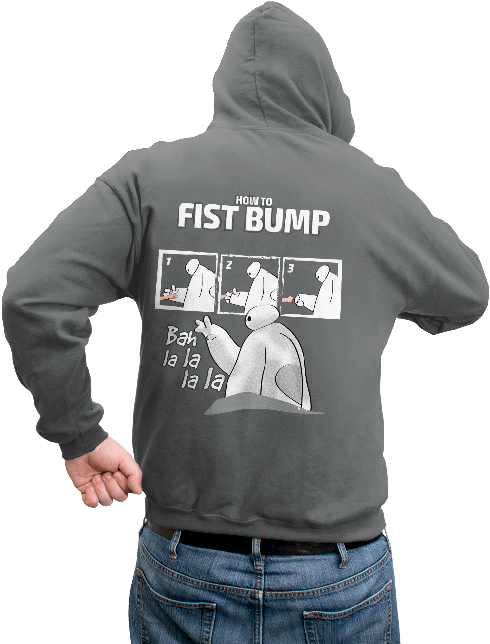 How To Fistbump - Bah La La La La T-shirt (650x650), Png Download