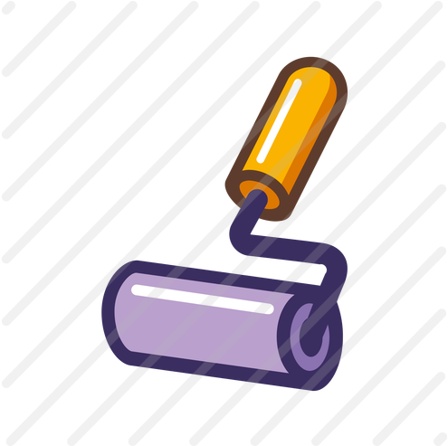 Roller Brush Icon - Graphic Design (500x500), Png Download