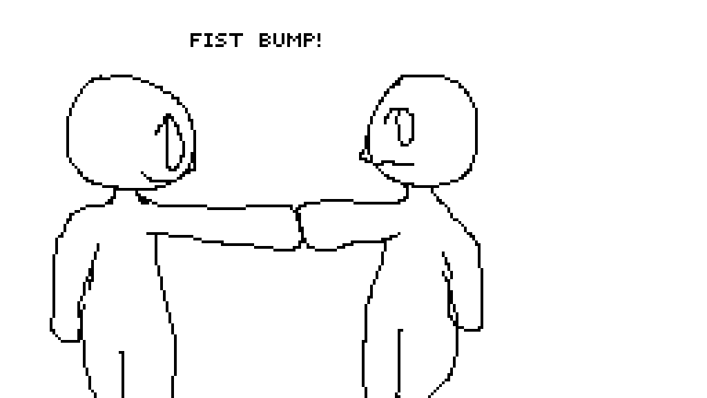 Fist Bump Collab - Fist Bump (1024x576), Png Download
