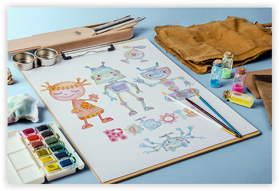 Thank You For Watching - Mapa Do Mundo Desenho Aquarela (600x421), Png Download