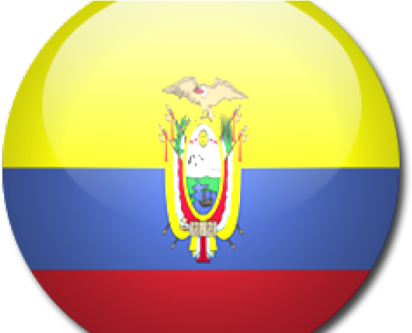 Ecuador Circle Flag Png (640x480), Png Download