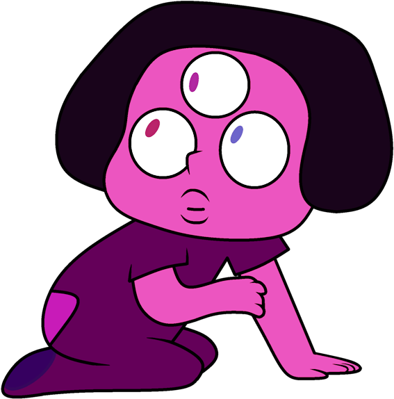 Baby Garnet-mdh601 - Pearl's Gem Steven Universe (600x602), Png Download