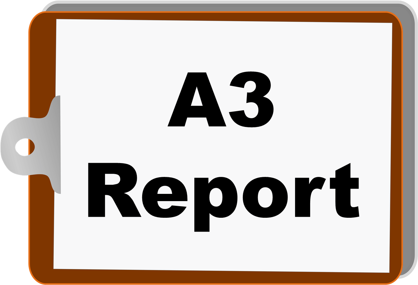 A3 Report On Clipboard - Format Of Report Writing In English (1389x981), Png Download